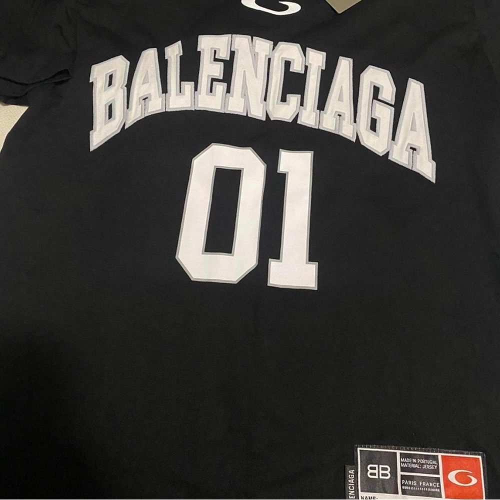 Balenciaga Black Graphic T-Shirt